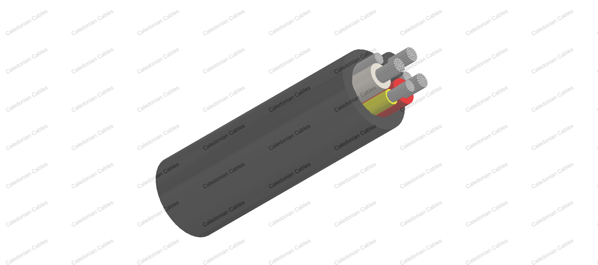 Type G Four-Conductor Round Portable Power Cable 2kV